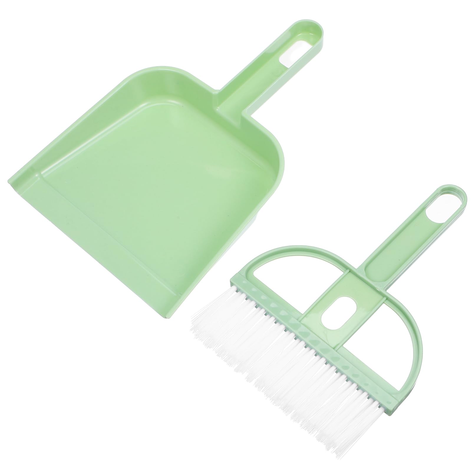 Toddmomy Mini Handheld Broom Dustpan Set Pet Cage Cleaning Tool Litter Box Liners Sifting for Cat Dog