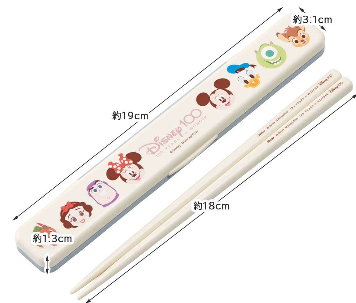 Amazon｜スケーター(Skater) 箸 箸箱 セット Disney 100 18cm