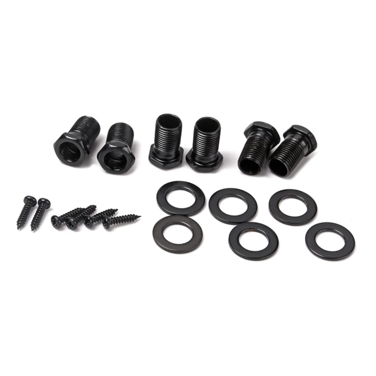 ibasenice 2pièces Lr Mécaniques Pour Guitare Électrique Et Acoustique a Noir De Chevilles Tuning Pegs Pour Instruments à Cordes
