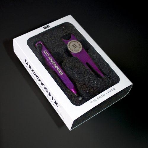 Groove Sharpener @ GreenFix Pitchgabel Geschenk Pack Violett violett