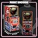 Numskull Quarter Arcades Space Invaders II Collector's Edition Mini Arcade - 1/4 Scale Authentic Wooden Replica, Original ROM, Rechargeable Battery & 3W Speakers for Retro Enthusiasts