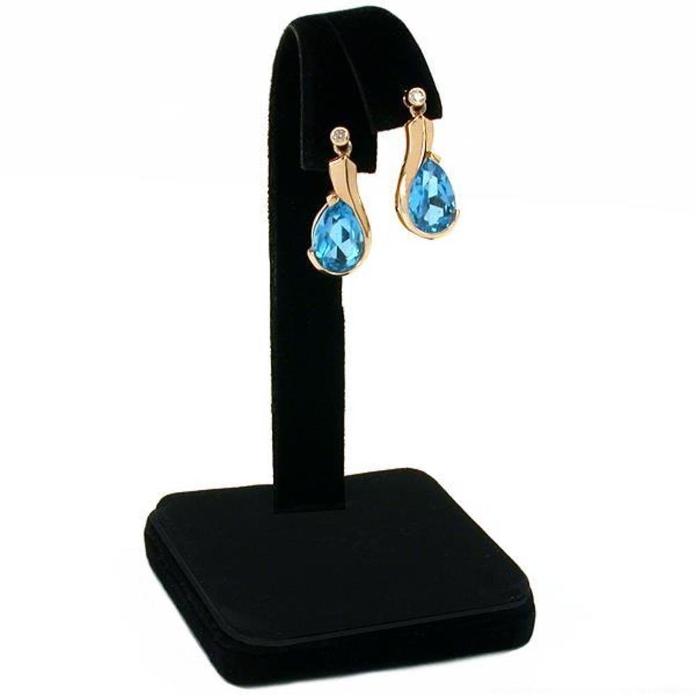 FindingKing Black Velvet Earring Display Jewlery Showcase Counter