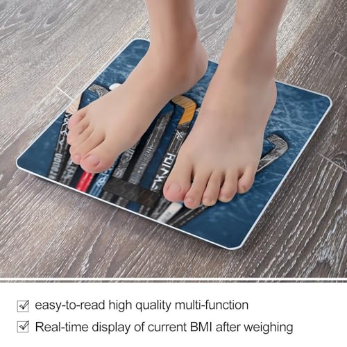 Báscula digital para baño con vidrio templado y LCD miniatura 5
