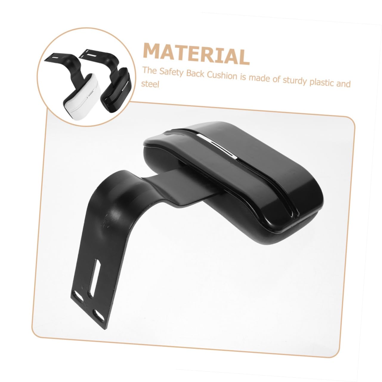 PRETYZOOM 2pezzi Sedile Posteriore Per Biciclette Poggiapiedi Di Ricambio Cuscino Di Sicurezza Per Schiena Poggiapiedi Per Ciclismo Resistente All Usura Facile Da Pulire Supporto Lombare Per
