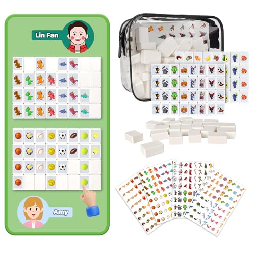 Materiale di Alta Qualità: Mahjong gioco da tavolo è realizzato in materiale ABS di alta qualità, non è facile da danneggiare e può essere utilizzato ripetutamente; Leggero e facile da trasportare; Può essere utilizzato a casa, in campeggio o in viaggio, aggiungere più divertimento alla vostra vita