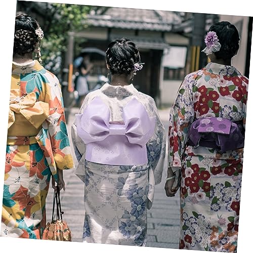 Japanese Kimono Yukata Girdle Wide Waistband Japanese Waist Band Japanese for Women Kimono Bow3
