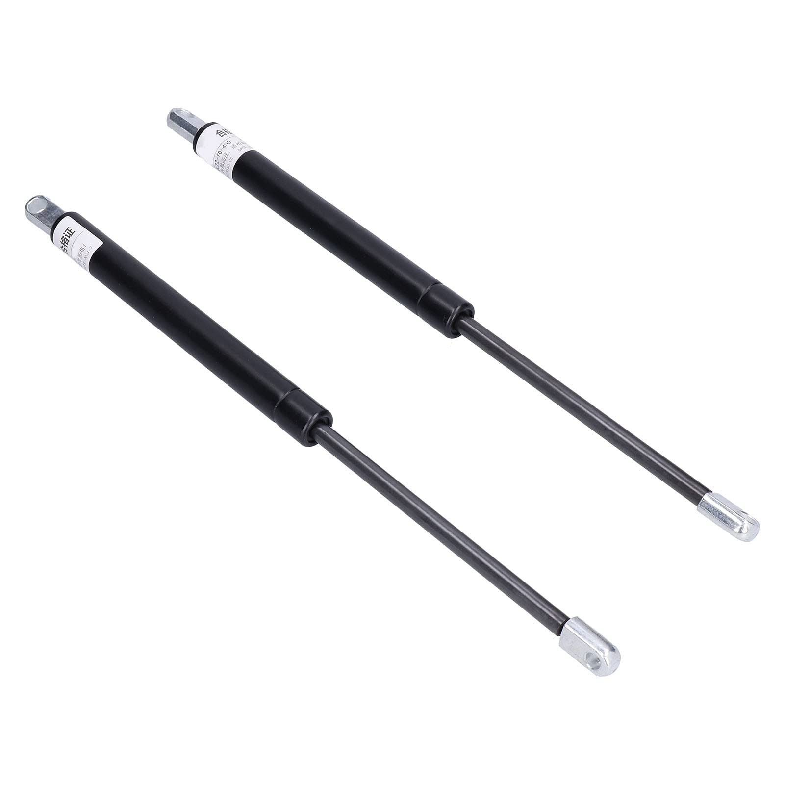 Zweier-Set Gasdruckfedern für Schränke, 600-900N -Soft-Open-Funktion, Deckelfeststeller, Schranktürstütze in Schwarz