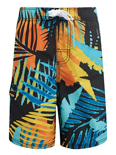 Image of Kanu Surf Boys' Toddler Troy Stripe Swim Trunks