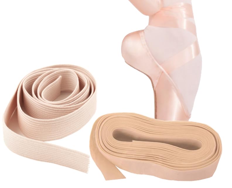 Dancer.NYC Pointe Shoe Ribbon & Elastic - Pillows for Pointes - 1 Pair
