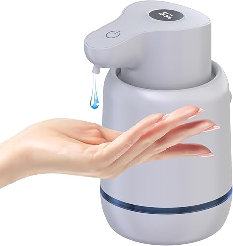 Dispensador automático de jabón líquido, sin contacto, dispensador automático de jabón líquido de 15 oz14.2 fl oz para baño y cocina, sin