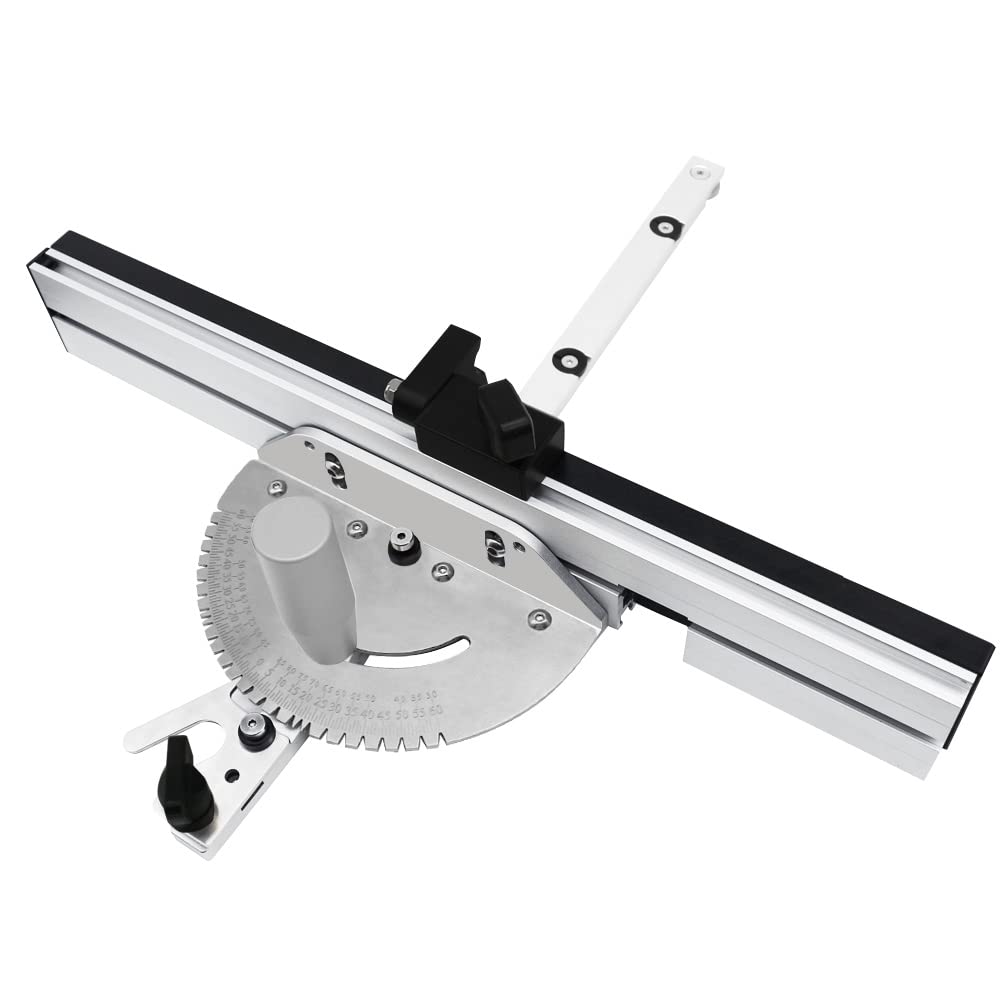 Mra Gauge Con Track Stop Table Saw/Router Mra Gauge Sawing Assembly Righello Angolare Per Sega Da Tavolo Router Strumenti Per La Lavorazione Del Legno Fai Da Te