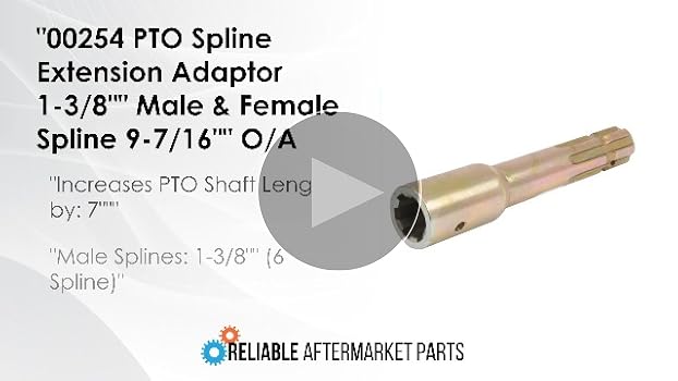 Amazon.com: RAParts 00254 PTO Spline Extension Adaptor 1-3/8