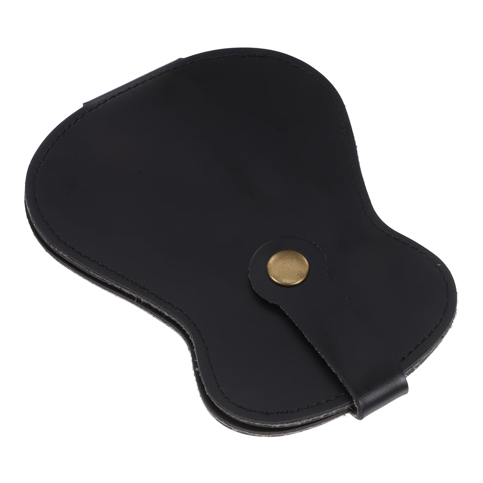 GOOHOCHY Guitar Pick Holder Capacity PU Bag with Slots Lightweight Folding Guitar Pick Container for Storage and More
