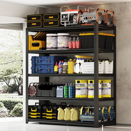 Howzone 48.2" W Garage Shelving 3000LBS Storage Shelves Heavy Duty