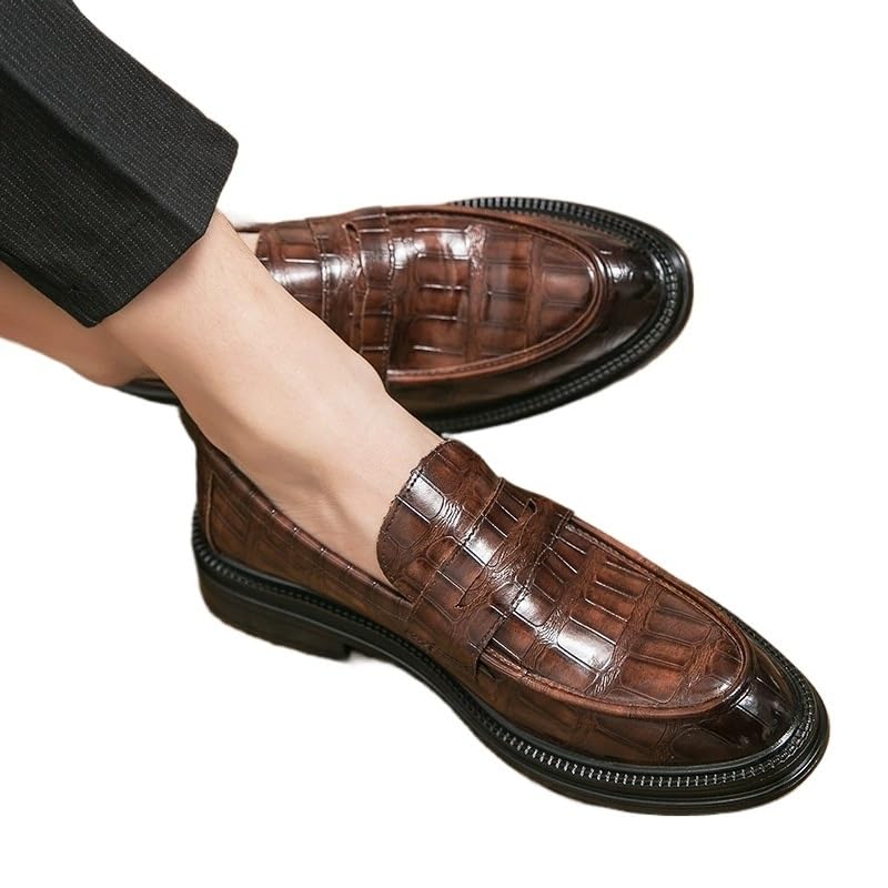 Leather Shoes for Men Leather Formal Shoes Wingtip Party Breathable2