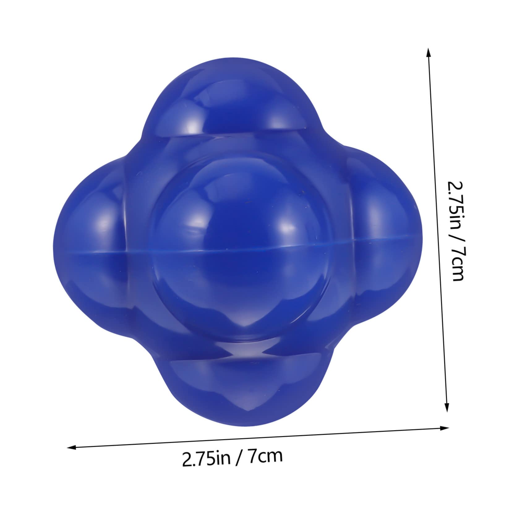 Mipcase Agility Training Ball Durable Hexagonal Reaction Ball for Baseball Soccer and Multi Sport Reflex Improvement High Energy Exercise Equipment Large