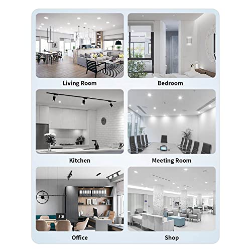 Eofiti 10x Lampadina GU10 6W LED Faretti LED GU10