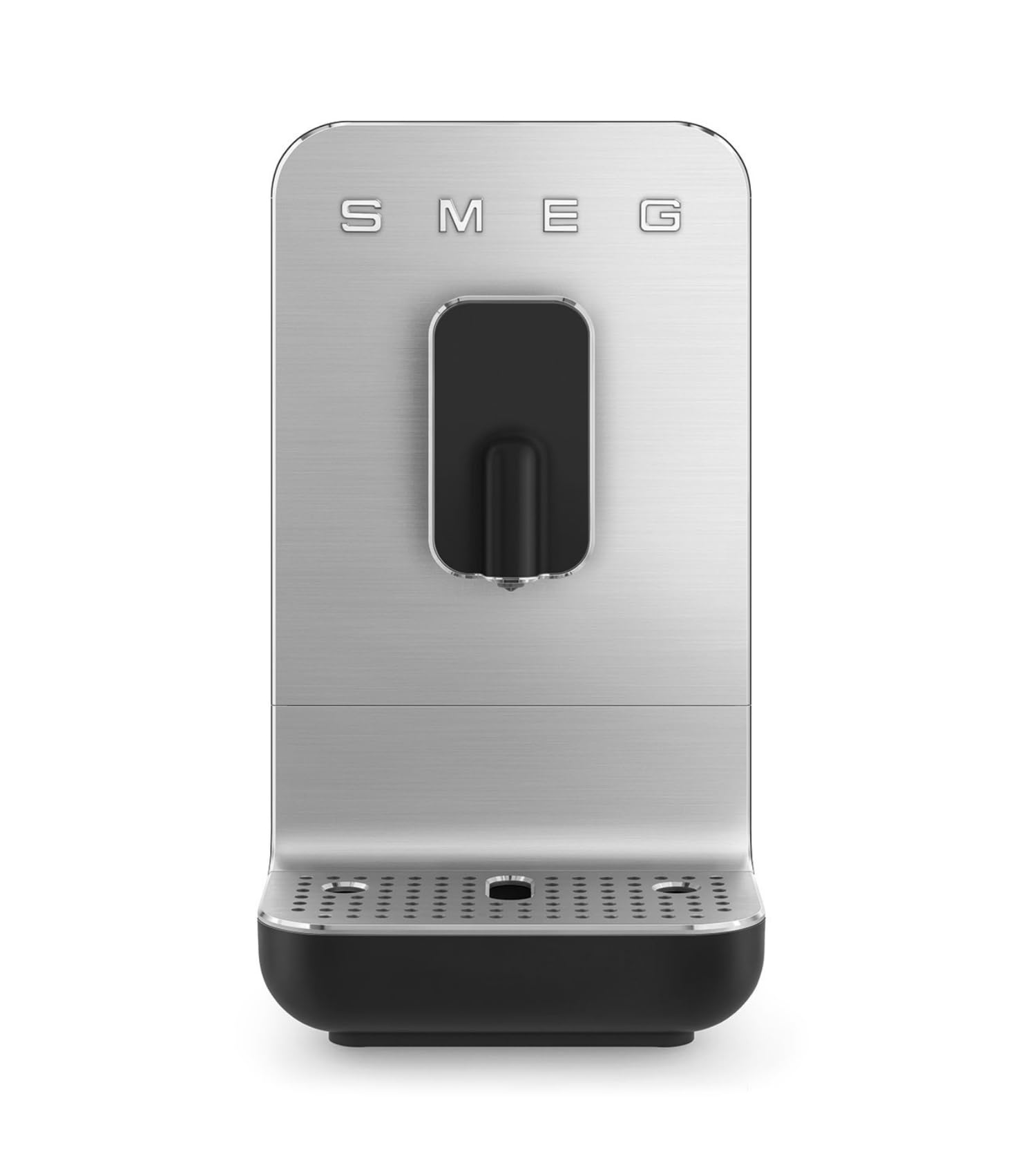 Smeg, Machine à Café Expresso Automatique BCC11BLMEU, Broyeur à grain intégré, Système Thermoblock, Réservoir d'Eau 1,4 L, Bac Récupérateur Amovible, Dimensions Compactes, 1350W, Noir