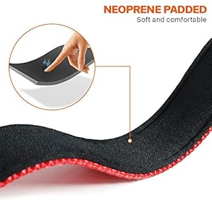 Taglory Reflective Dog Collar with Safety Locking Buckle, Adjustable Nylon Pet Collars for Large Dogs Female Male, Red, L