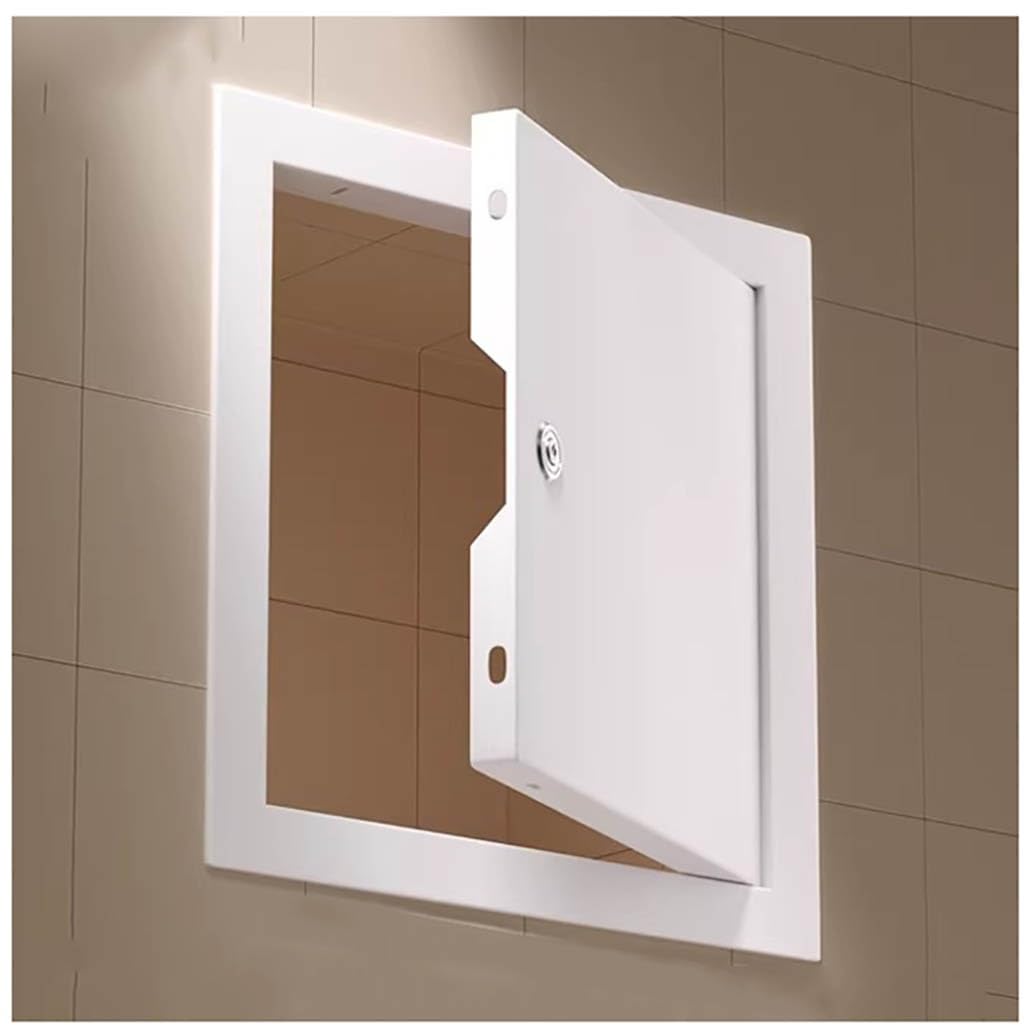 Psmpengamz A Inspection Cover For Walls Nd Ceilings Lockable Luminum Lloy Ccess Door For Flush Mount Ceiling/Wall Cavity Cover Metal Inspection Hatch(,20X15cm)