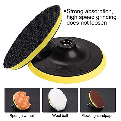 Image of DIY Crafts 2 Pcs, 4 inch inch Baking Pad Only, Universal Only Backing PadPolishing Buffing Plate Pad with (2 Pcs, 4 inch inch Baking Pad Only)