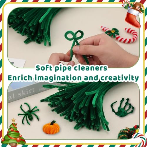 Image of Pipe Cleaners Craft, Pipe Cleaners Chenille Stem Fuzzy Sticks Craft Supplies for flowers making, Home DIY (Pink Sparkle, 200pc)