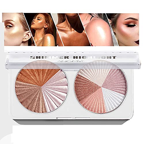 Highlighter Makeup Palette, 8 Colors Face Makeup Bronzer and Highlighter Palette Baked Facial Illuminator Waterproof Long Lasting Brilliant Skin Color Glow Body Shimmer Contour Highlight Palette Highlighter Makeup Palette, 8 Colors Face Makeup Bronzer and Highlighter Palette Baked Facial Illuminator Waterproof Long Lasting Brilliant Skin Color Glow Body Shimmer Contour Highlight Palette