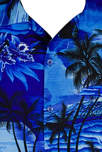King Kameha - Camicia hawaiana da uomo, stile