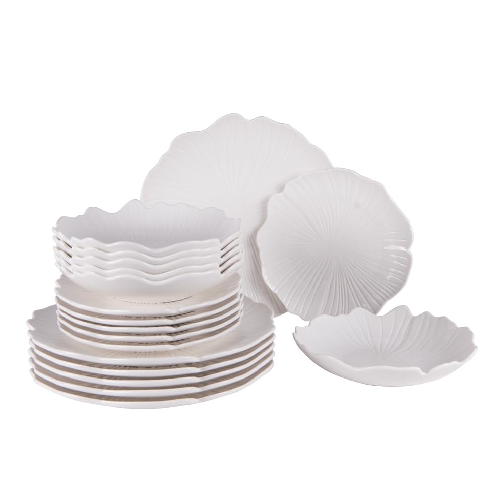 Table Passion - Service d'assiettes Ginkgo 18 pièces