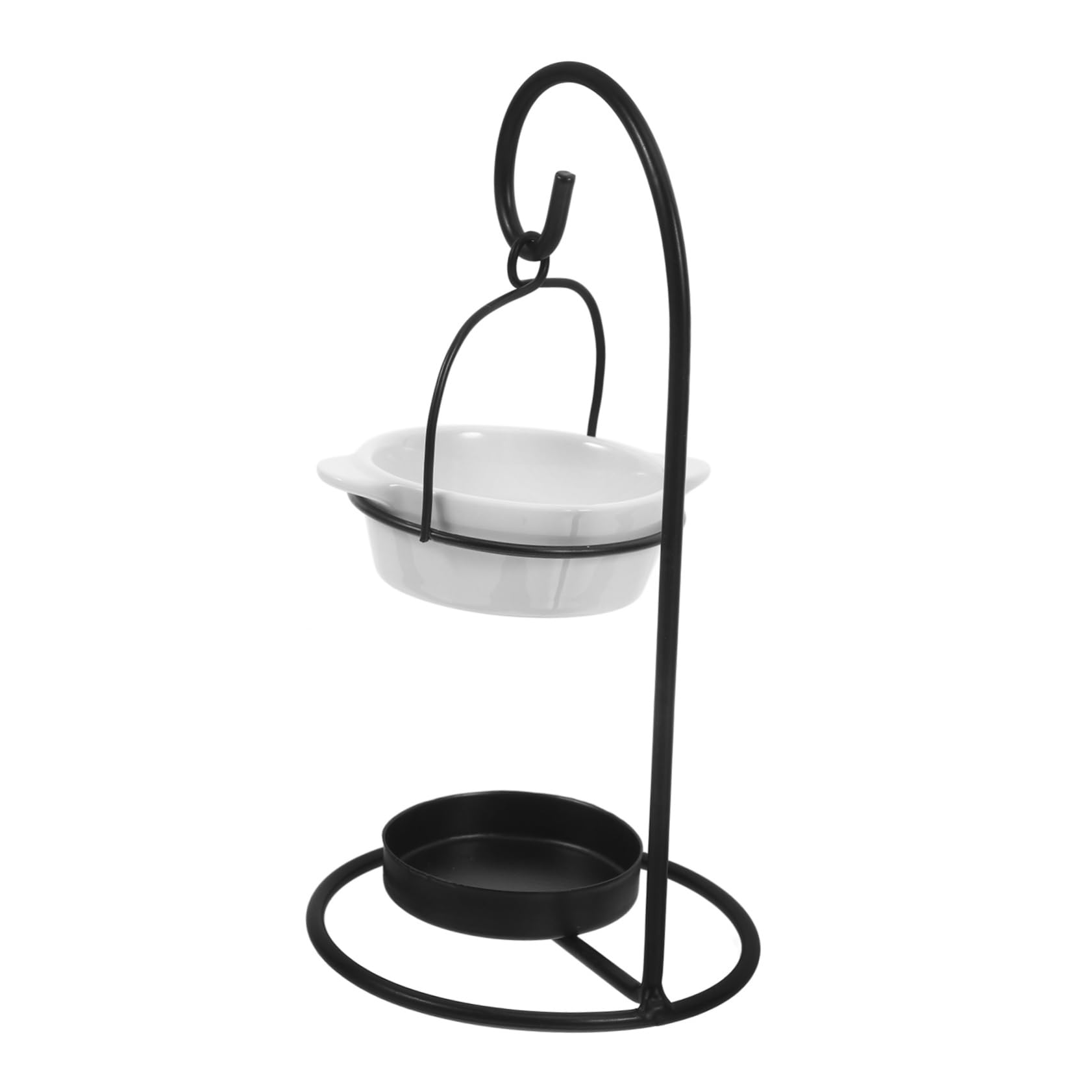 FUNOMOCYA Hanging Stove Aromatherapy Oil Burner Romantic Tealight Candle Warmer Delicate Ceramic Wax Burner Home Decor Accessory