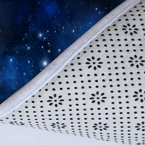 Zifarm Badematte Rutschfeste 50x80 cm Sternenklarer Himmel Badvorleger-Set 3D Universum Nachthimmel Mikrofaser Flanell… – Bild 8