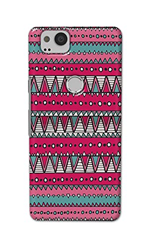 Image of PRINTFIDAA Printed Hard Back Cover Case for Google Pixel 2 Back Cover (Geometric Vintage Pattern) -1803
