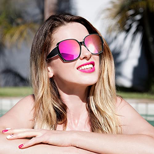 Polarized Sunglasses Over Glasses Women, Fit Over Glasses Sunglasses for Women, Large Round UV400 Protection Glasses2