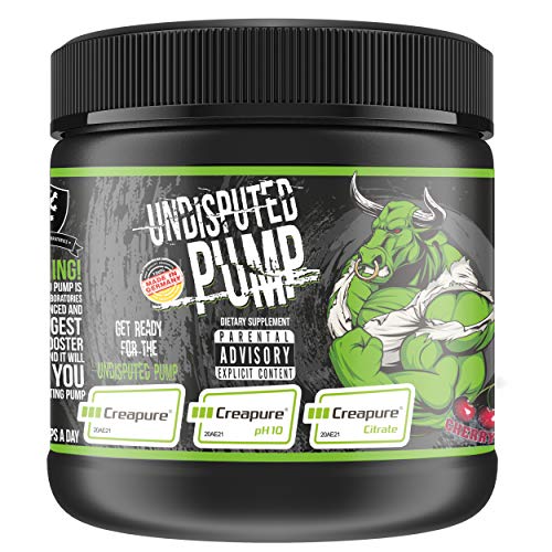 Undisputed Pump Booster I Pre Workout I Booster I Fitness I Pump I Training I Bodybuilding I Creapure® I Creatin I R-ALA I AAKG (Apple - Apfel, 410 g) Cover