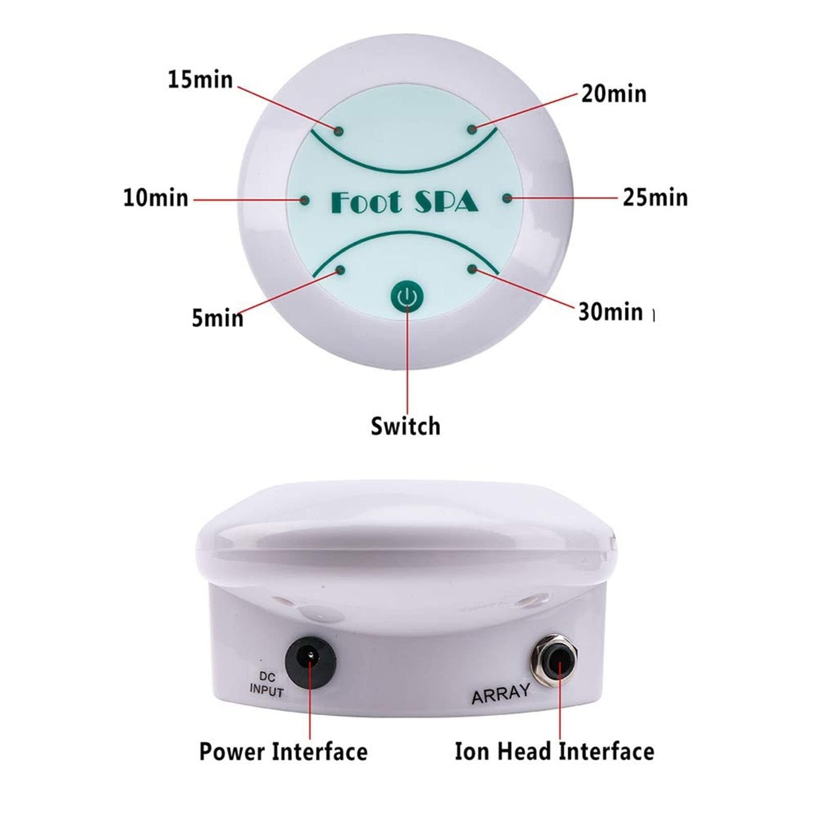 Macchina for il benessere domestico, vasca idromassaggio for i piedi, macchina for pediluvio disintossicante ionico, macchina professionale for disintossicazione dei piedi for pulizia cellulare, pedil