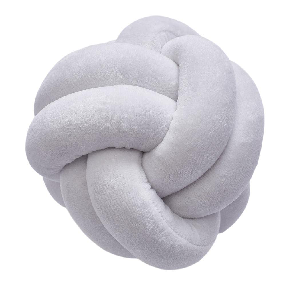 Soft Plush Knot Cushion Sofa Throw Pillow for Living Room White | Home & Garden | Home D?©Cor | Pillows-image-13