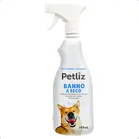 Banho a Seco 500ml Sem Enxágue Pet Shop Banho e Tosa Cachorro e Gato - Petliz