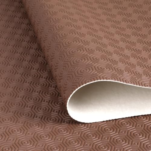 Protector de mesa ovalado de fieltro resistente al calor para mesa de comedor ovalada (marrón, ovalado 90 x 160 cm)