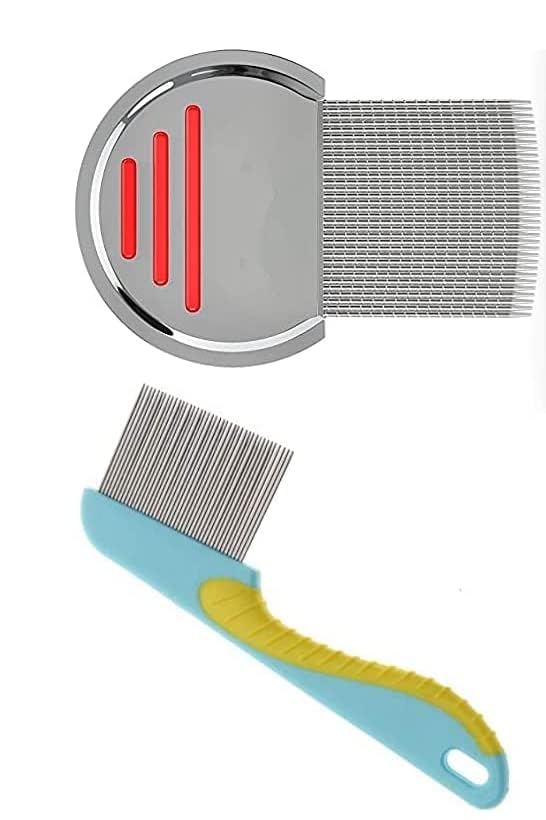 Buy MF 2 Lice Comb For Women And Kids Stainless Steel Lice Egg Nit Lice