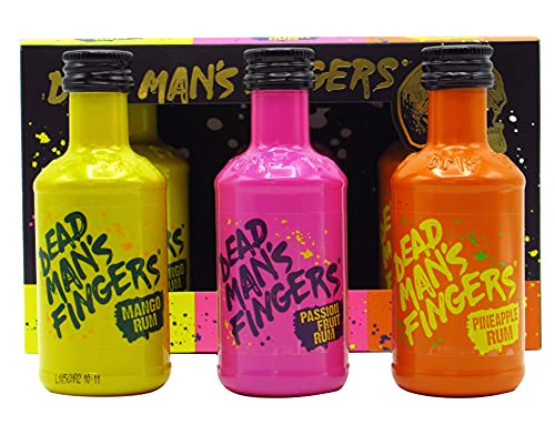 Dead Man's Fingers - Mango, Passionfruit & Pineapple Miniature Gift Pack 3 x 5cl - Rum