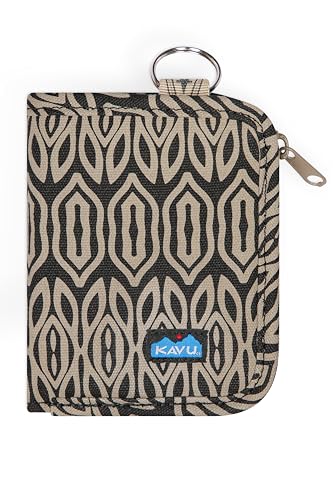 KAVU Zippy Wallet Bi Fold Zip Clutch With Removable Coin Pouch