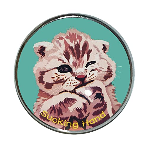 le Bonbon(ル ボンボン) 猫 ピンバッジ 咬み猫 BL ピンバッチ 猫 ブローチ 猫ピン