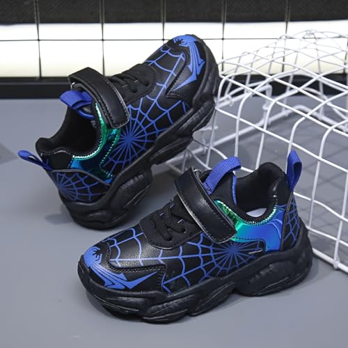 Children's Spider Web Sneakers – Lightweight Lace-Up Walking Shoes with Anti-Slip Sole, Streetwear Design, and Outdoor Comfort2