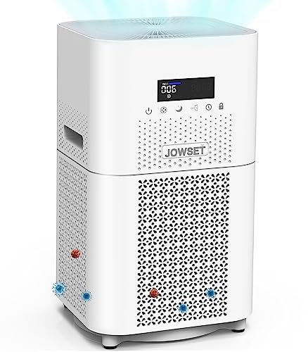 Air Purifiers for Home Large Room Up to 1830 Sqft, Jowset H13 True HEPA Air Purifiers Filter for Bedroom, Air Purifiers for Pets Remove 99.97% Smoke Dust Mold Allergies Pet Hair Odors, 24dB Sleep Mode Air Purifiers for Home Large Room Up to 1830 Sqft, Jowset H13 True HEPA Air Purifiers Filter for Bedroom, Air Purifiers for Pets Remove 99.97% Smoke Dust Mold Allergies Pet Hair Odors, 24dB Sleep Mode