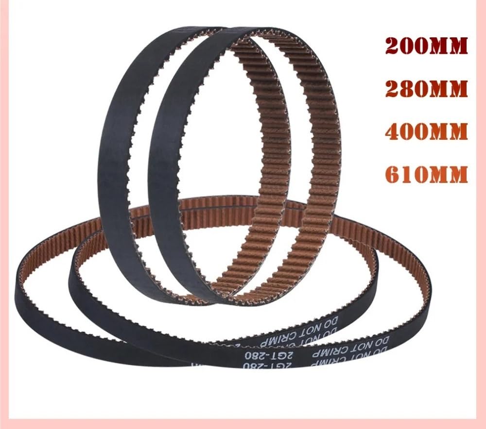 IN STock GT2 Closed-Loop Timing Belt Rubber Synchronous Belts W=6mm L