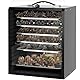 AKOZLIN Miniatur-Vitrine für Sammlerfiguren Miniaturen mit 6 Fächern & Griff Holz Miniatur-Tragekoffer Miniaturen Transportkoffer,Schwarz