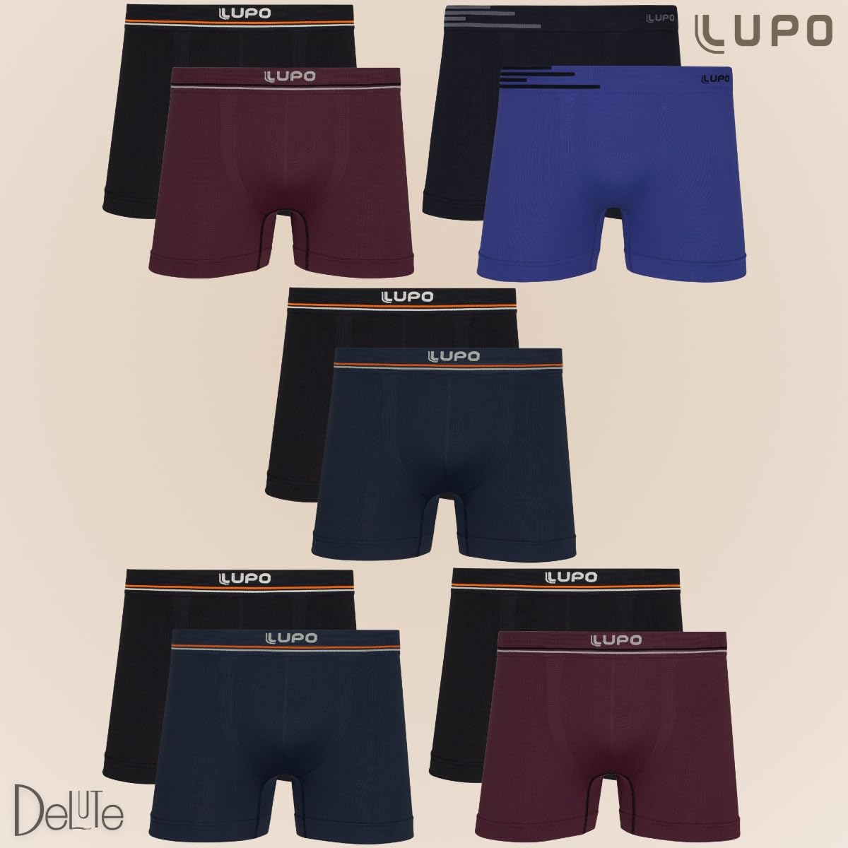 Kit 10 Cuecas Lupo Boxer Microfibra Poliamida Sem Costura Adulto Masculino em promoção! Veja a oferta e mais achadinhos de Moda íntima 7 Hoje é o melhor dia para comprar Kit 10 Cuecas Lupo Boxer Microfibra Poliamida Sem Costura Adulto Masculino com aquele preço maroto! Promoção! Aproveite a oferta! 7