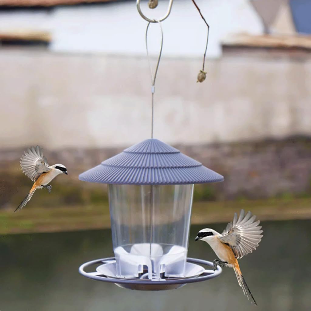 Karmnik dla ptaków Eekhoornbestendige vogelvoeders Buiten Vogelobservatievoeder Automatische waterdichte vogelvoercontainer voor gemengde zaadmengsels