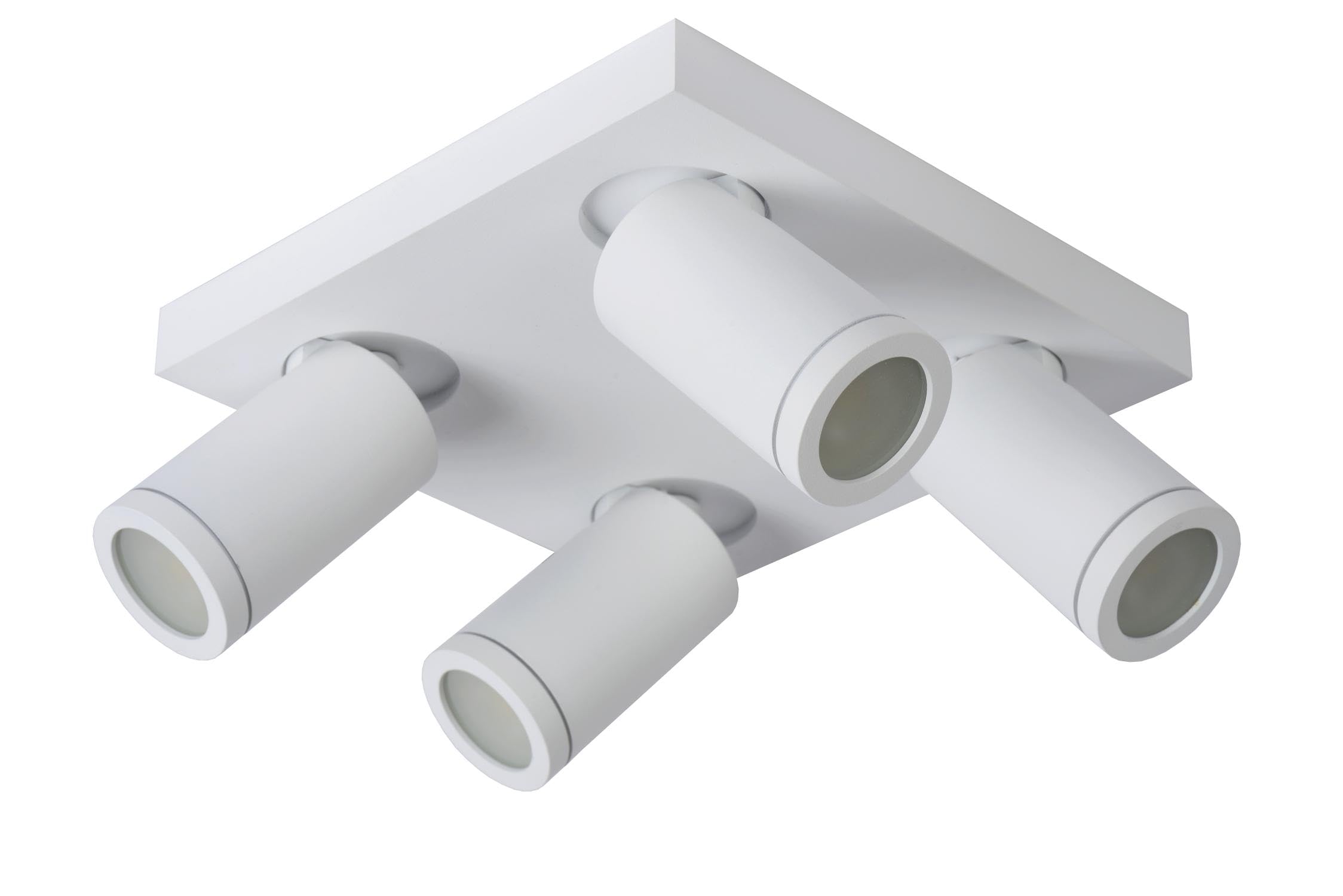 LUCIDE TAYLOR - Deckenstrahler Badezimmer - LED Dim to warm - GU10-4x5W 2200K/3000K - IP44 - Weiß
