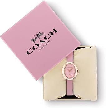 Amazon.com: Coach Women's Sammy Pink Dial Watch with Leather Strap Amazon.com: Coach Women's Sammy Pink Dial Watch with Leather Strap